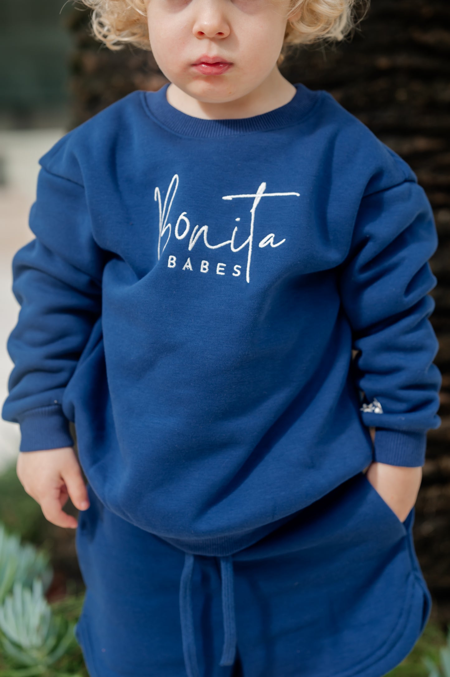 Jumper & Shorts - Navy (Child)