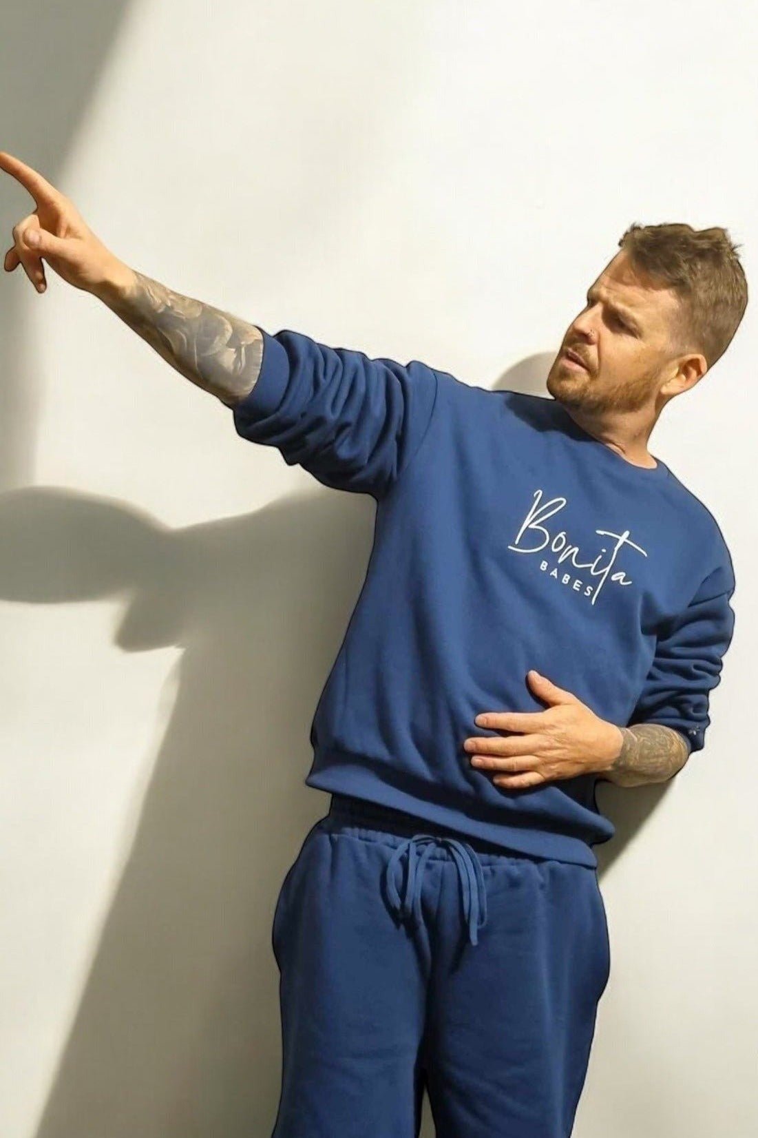 Jumper & Shorts - Navy (Men)