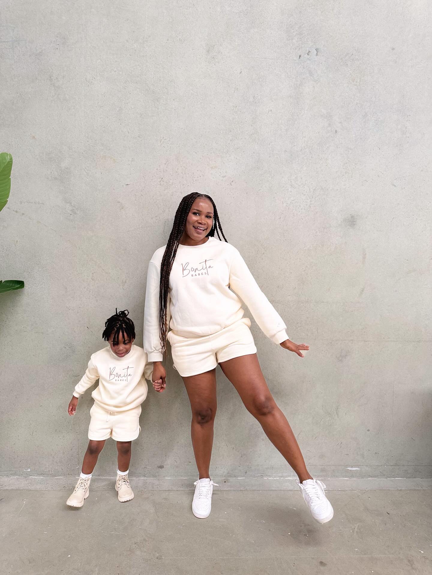 Jumper & Shorts - Beige (Child)