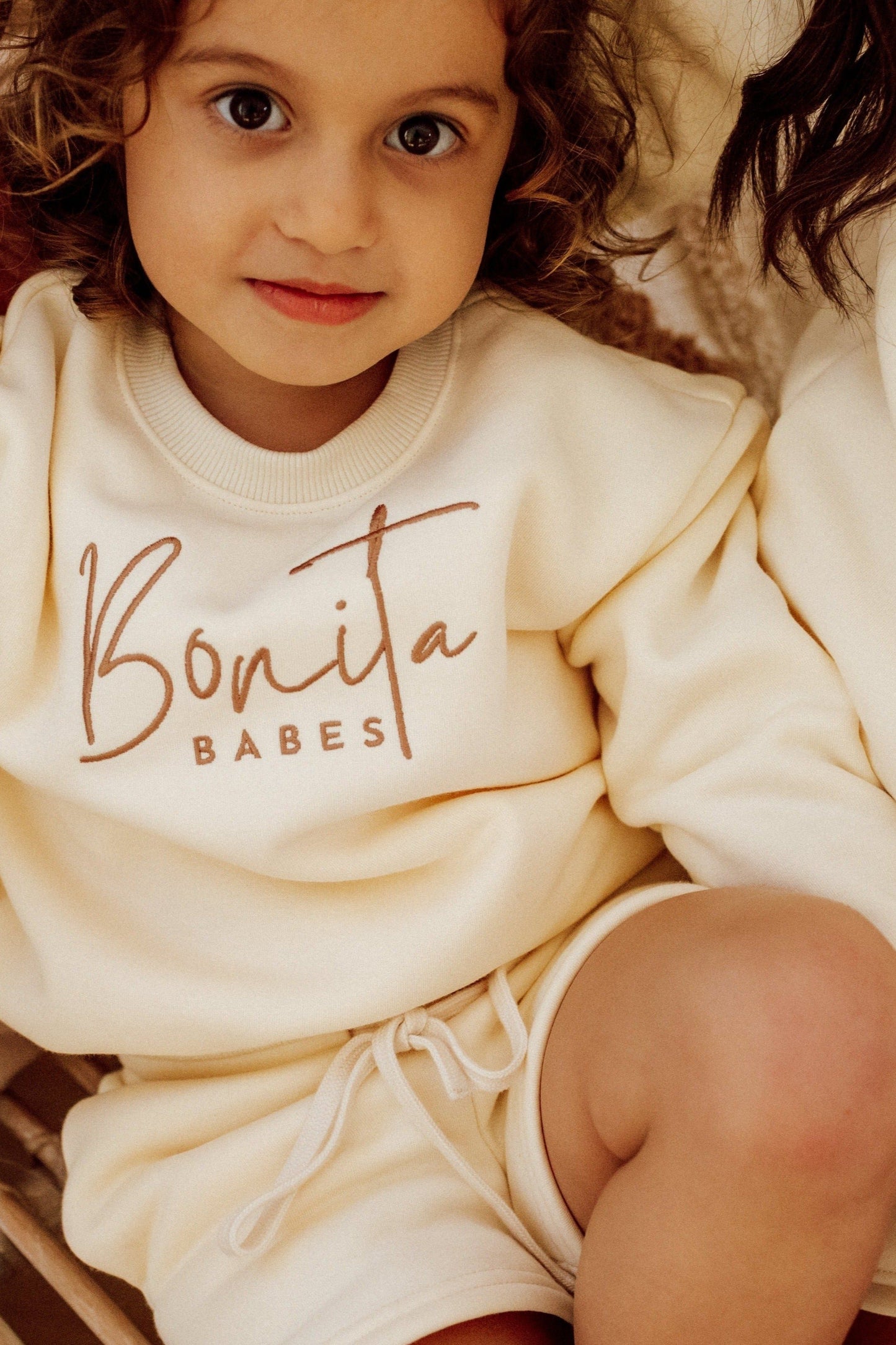 Jumper & Shorts - Beige (Child)