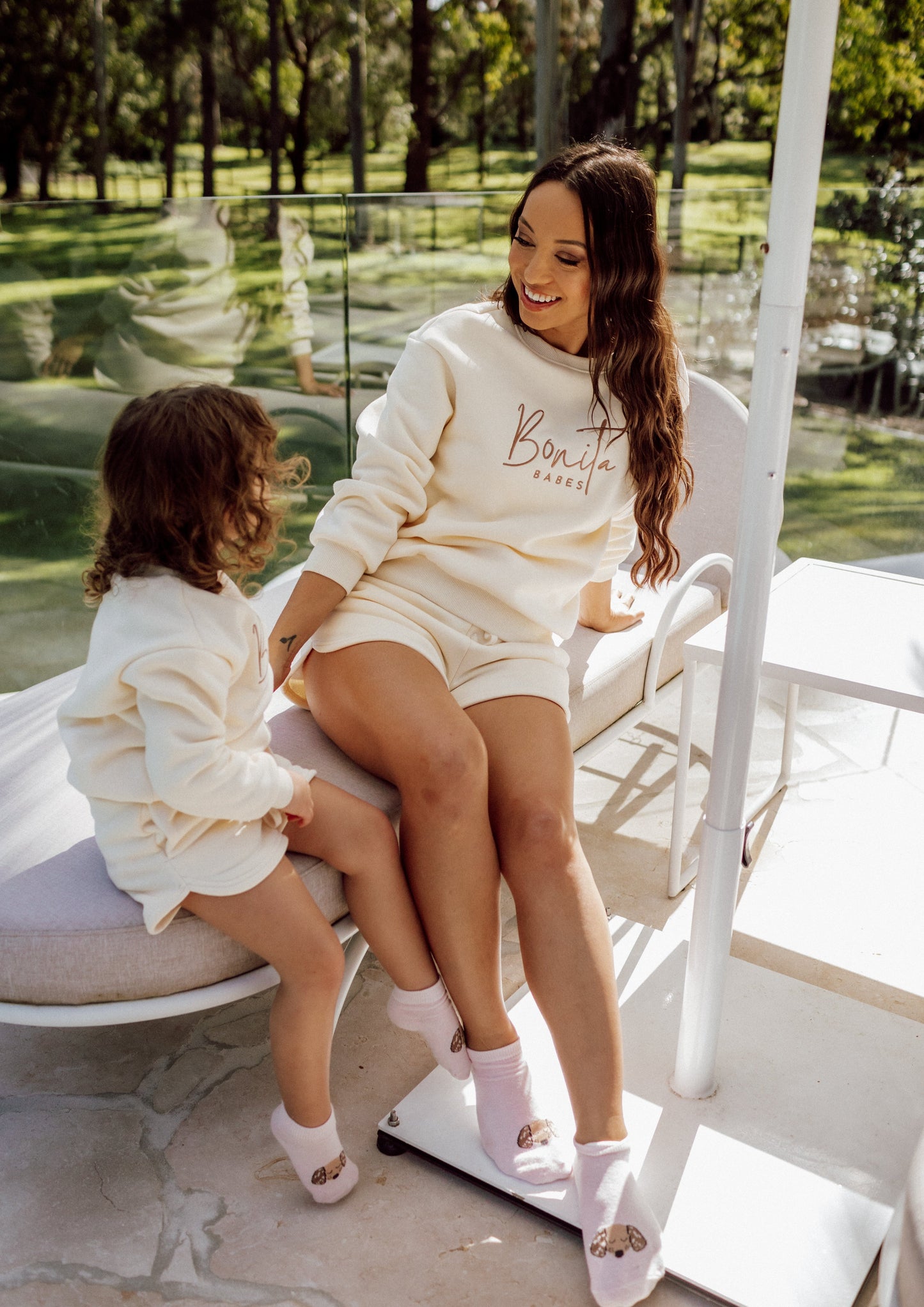 Jumper & Shorts - Beige (Ladies)