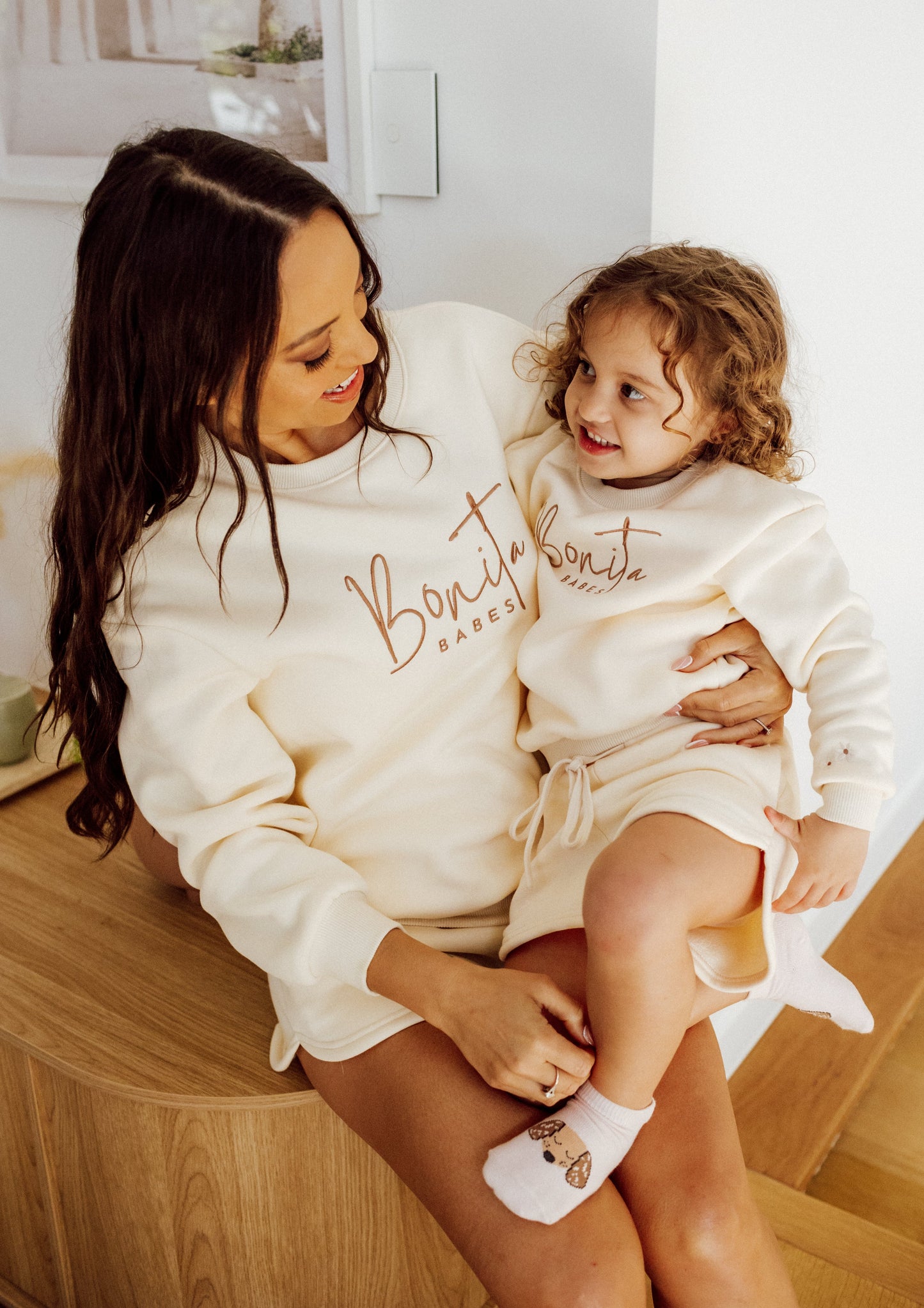 Jumper & Shorts - Beige (Child)