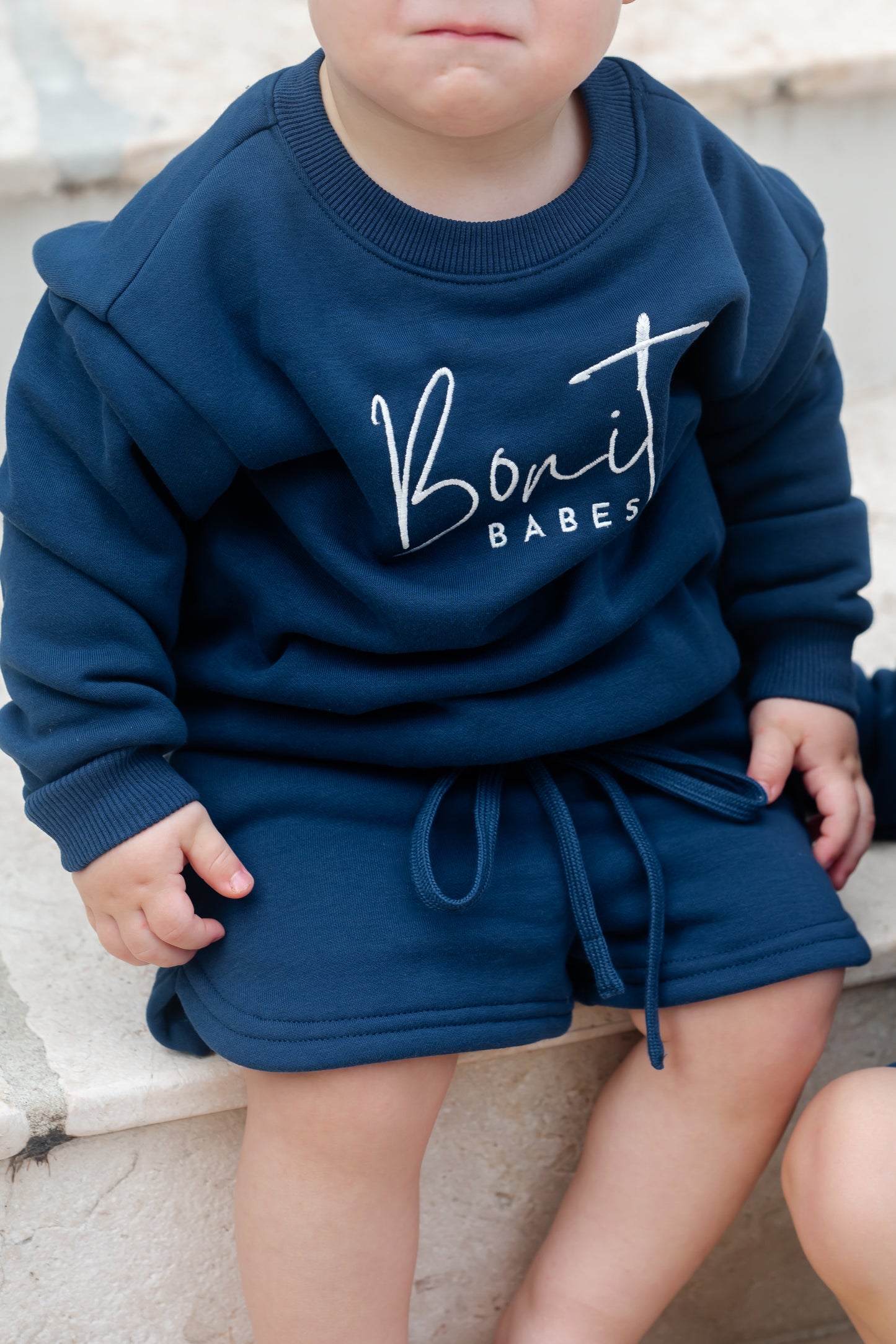 Jumper & Shorts - Navy (Child)